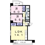 ファミール中渕の間取り画像