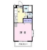 サンハイツ長者ヶ台Aの間取り画像