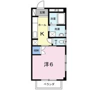 コーポみなみ1の間取り画像