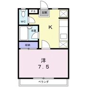 クレストハイツ184の間取り画像
