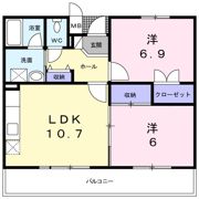 Fontana 久米田の間取り画像