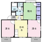 エーデルハイムBの間取り画像