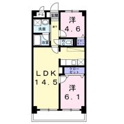 エヴァー高田の間取り画像