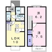 ハイムSweetPea 2号館の間取り画像