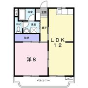ハイツ百合の木Ⅰの間取り画像