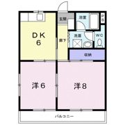 ハイツ百合の木Ⅰの間取り画像