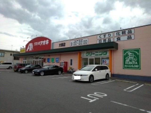 近くのクスリのアオキ大塚店まで1,100m（徒歩14分）