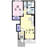 アイビーハイツの間取り画像
