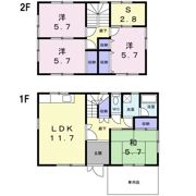 東小浜町戸建住宅の間取り画像