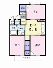 ロイヤルシャルム土山Ⅰの間取り画像
