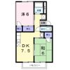 ベルメゾン姫野B棟の間取り画像