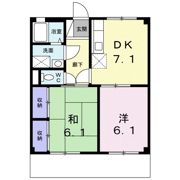 ベルメゾン姫野C棟の間取り画像