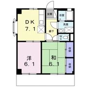 ベルメゾン姫野C棟の間取り画像