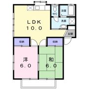 ビュー中御前B棟の間取り画像