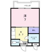八坂マンションの間取り画像