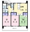シティハイツ大塔の間取り画像