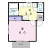 コーポ如月の間取り画像