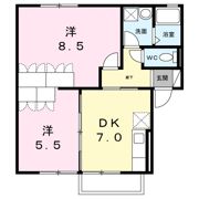 セジュール富士崎の間取り画像