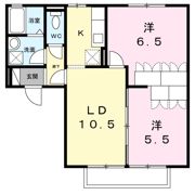 セジュール富士崎の間取り画像