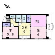 クレセントマンションの間取り画像