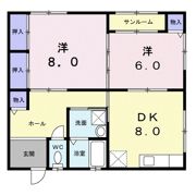 パークハイム平島の間取り画像