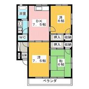 ウィングコート叶の間取り画像