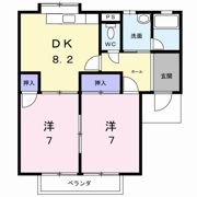 テクノハイツの間取り画像