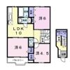 グリーンパークオークスCの間取り画像