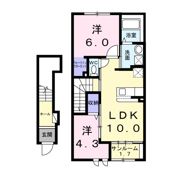 ツインキャッスルAの間取り画像