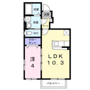 レジデンス西下台の間取り画像