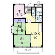 ハイツ美光の間取り画像