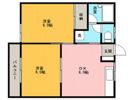 コーポ金子の間取り画像