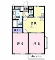 パルーム鈴木の間取り画像
