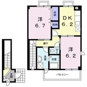 ハナブサの間取り画像