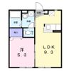 プランドール野中Bの間取り画像