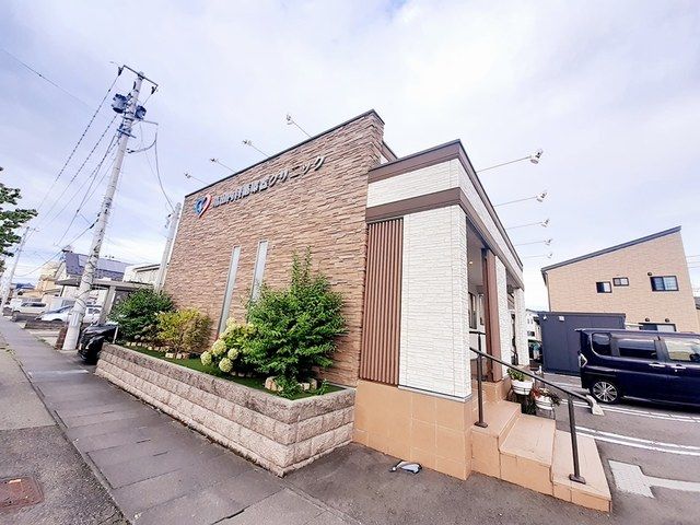 近くの清田内科循環器クリニックまで750m（徒歩10分）