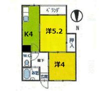 パークサイドハイツの間取り画像
