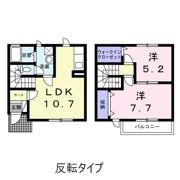 メゾンソレイユB棟の間取り画像