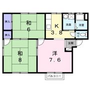 コーポクオレの間取り画像