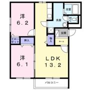 サンモール大里の間取り画像