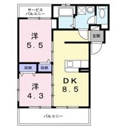 パールヴァティーの間取り画像