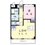 クレール松葉の間取り画像