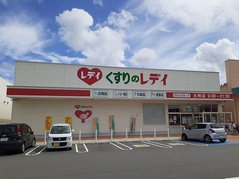 近くのくすりのレディ大林店様まで850m(徒歩11分)