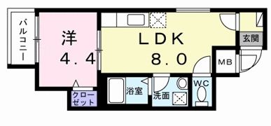 グラン コスモの間取り画像