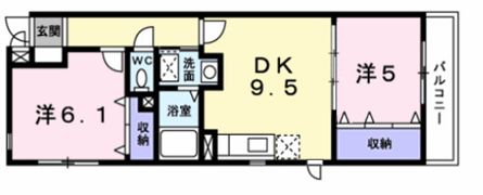 ボヌールの間取り画像