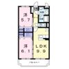 ピュアパレス伊集院の間取り画像