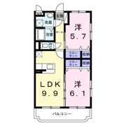ピュアパレス伊集院の間取り画像