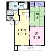ピエス赤井Aの間取り画像