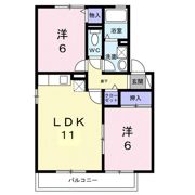 サンフラワーハイツの間取り画像