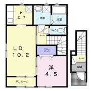 フォルトーナⅤの間取り画像
